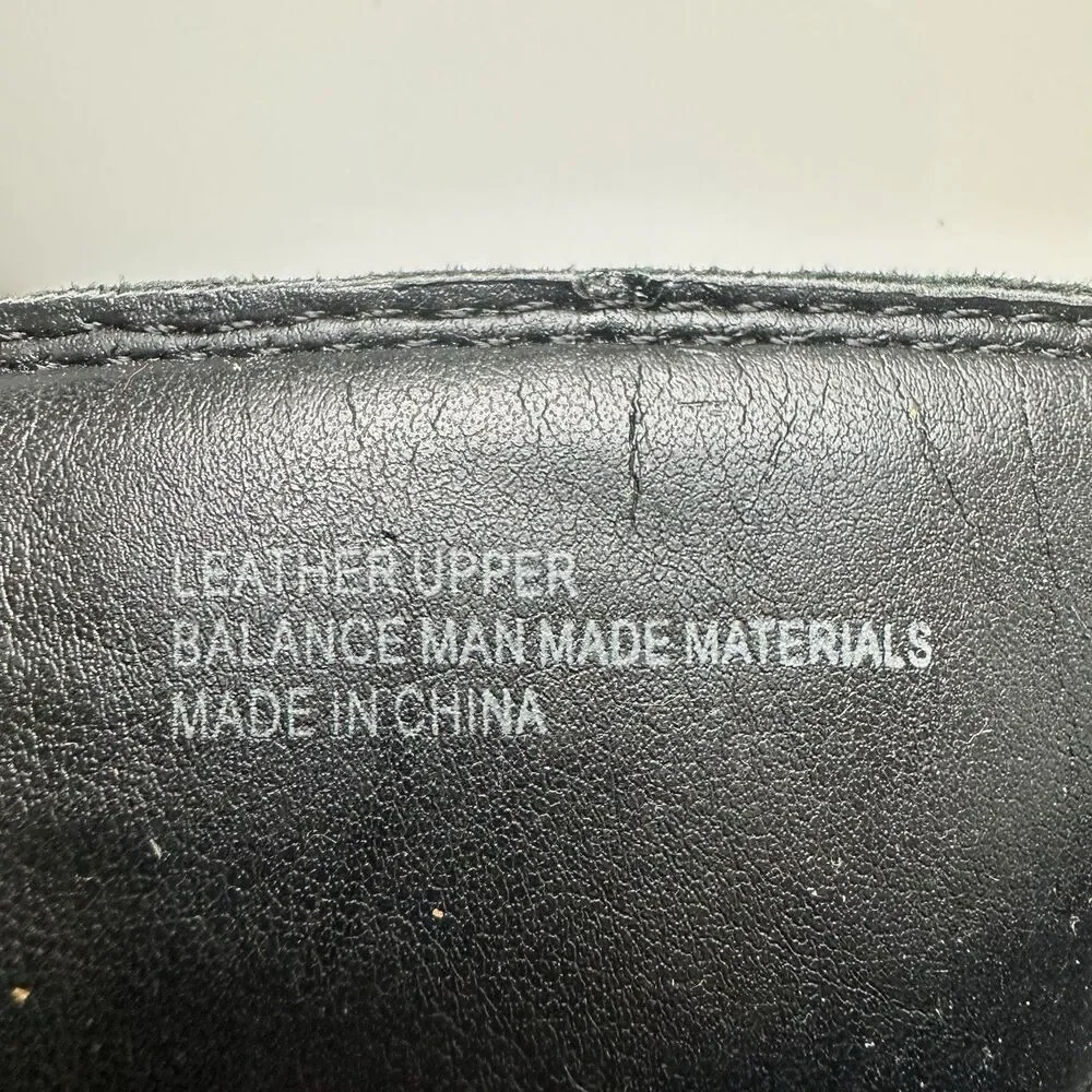 boc Black Leather Knee-High Zip Riding Boots